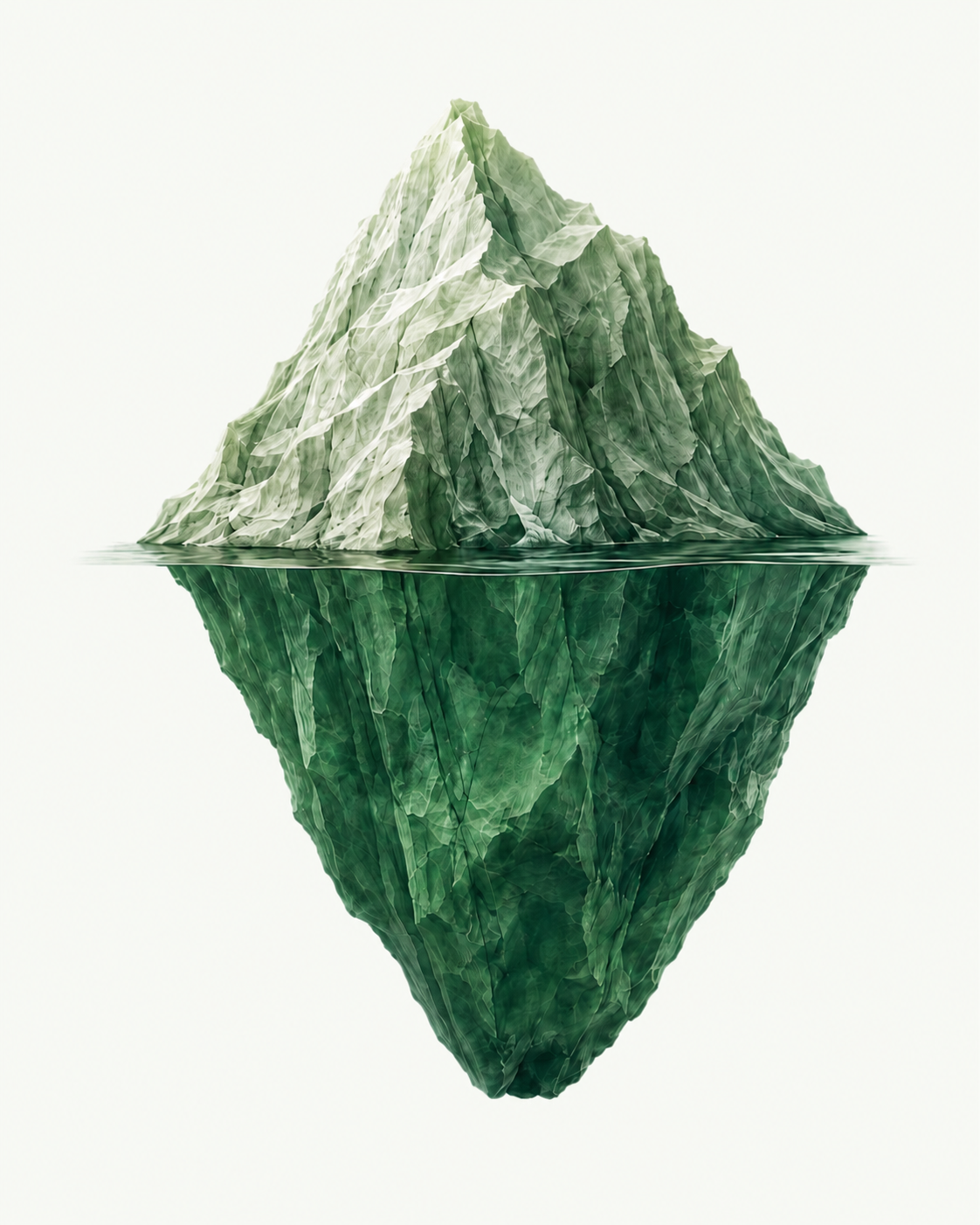 Iceberg illustrating that visible workforce issues are only the tip of deeper causes